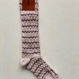 Missoni Striped Socks Lilac Bronze